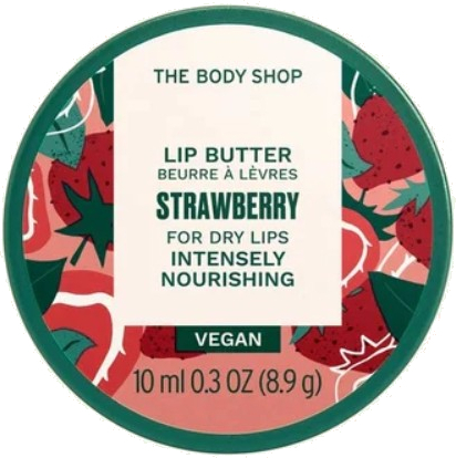 The Body Shop Nourishing and protective lip balm Strawberry (Lip Butter) 10 ml 10ml Moterims