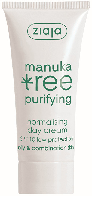 Ziaja Day Cream SPF 10 Normalizing Manuka Tree Purifying Moterims