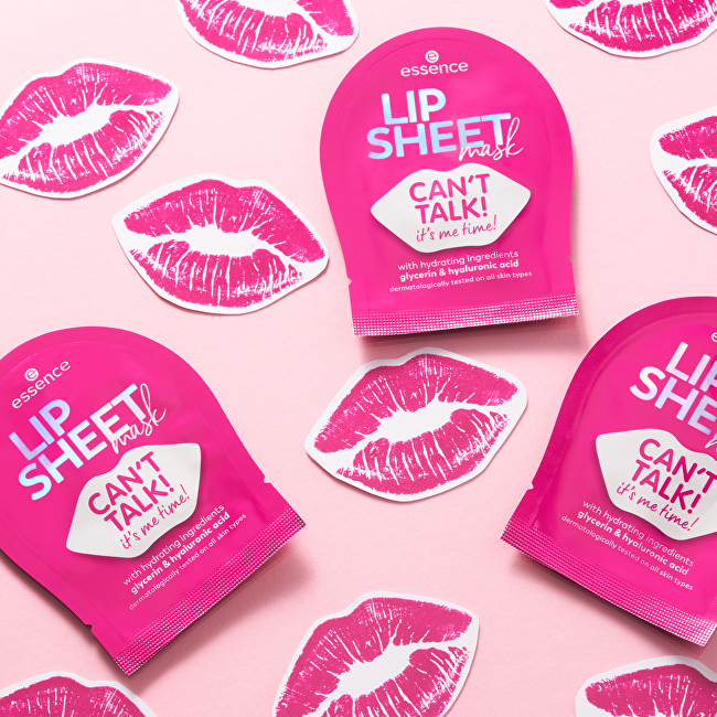 Essence Lip Sheet Mask 01 Lip Sheet Mask 1 pc lūpų balzamas