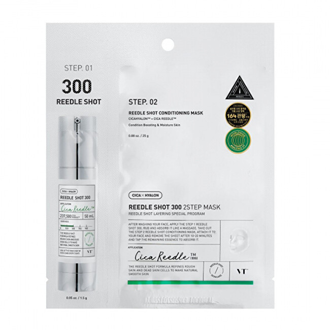 VT Cosmetics Cica Reedle Shot 300 Sheet Mask 1.5 g + 25 g Moterims