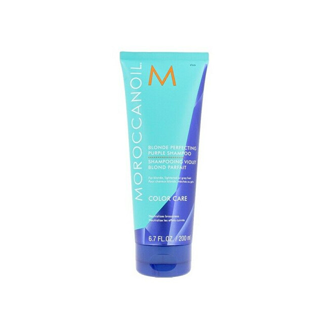 Moroccanoil ( Blonde Perfecting Purple Shampoo) 70ml Moterims