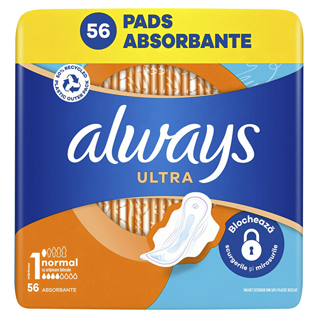 Always Ultra Normal sanitary napkins 56 pcs Moterims