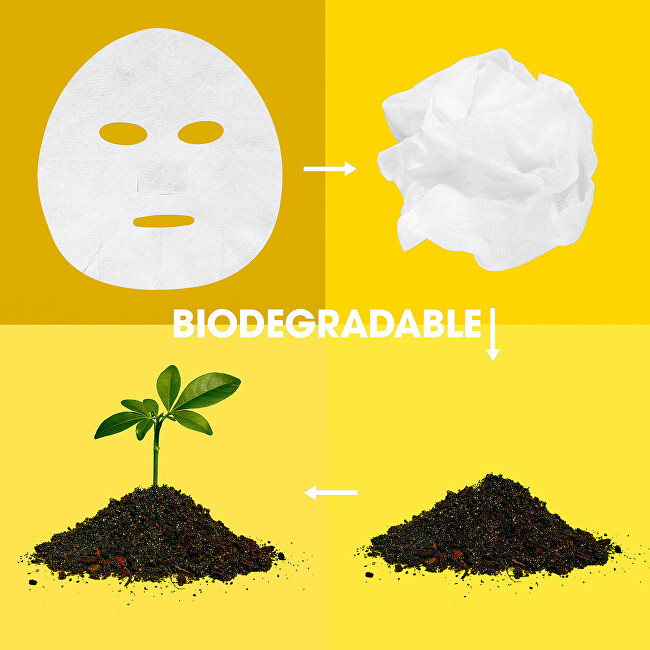 Garnier Set of brightening fabric masks with vitamin C 4+1 pcs Moterims