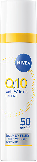 Nivea Daily Facial Fluid SPF 50 Q10 Anti-Wrinkle Expert (Daily UV Fluid) 40 ml 40ml Moterims