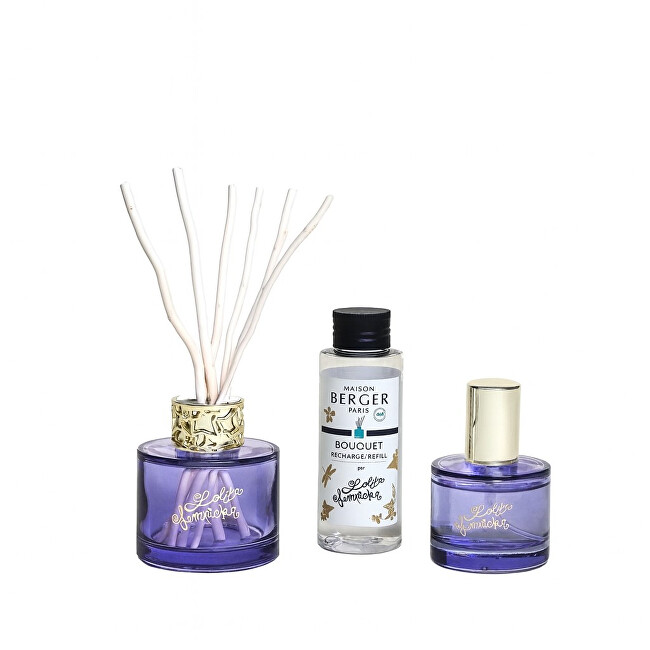 Maison Berger Paris Gift set mini diffuser Lolita Lempicka purple + refill and home spray Lolita Lempicka Unisex
