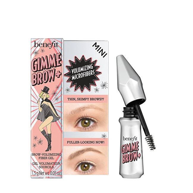 Benefit Gimme Brow + (Brow Volumizing Fiber Gel Mini ) 1.5 g 4 antakių dažai