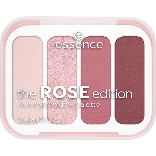 essence Rose Mini Eyeshadow Palette - Mini paletka očn&iacute;ch st&iacute;nů &Scaron;e&scaron;ėliai Moterims