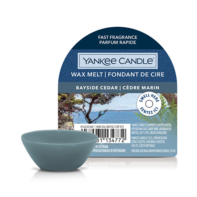 Yankee Candle Bayside Cedar Wax Melt Scented Wax 22 g Kvapusis va&scaron;kas