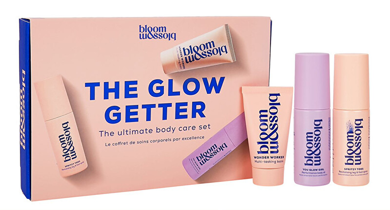 Bloom & Blossom The Glow Getter gift set for radiant skin rankų kremas
