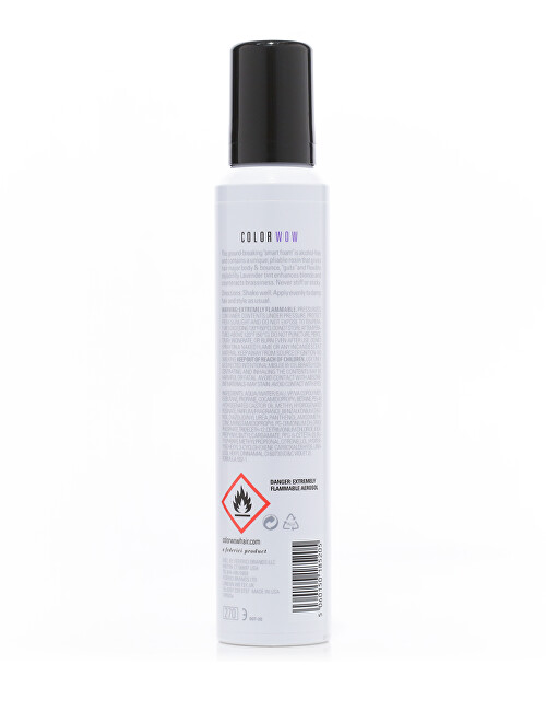 Color Wow Color Control Purple Toning + Styling Foam 200ml nenuplaunama plaukų priežiūros priemonė