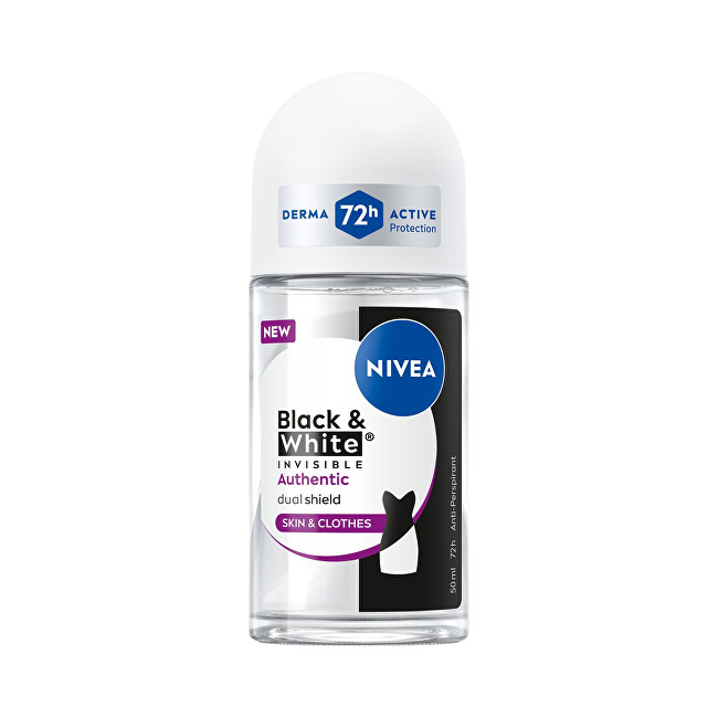 Nivea B&W Authentic Anti-Perspirant Roll-On 50 ml 50ml Moterims