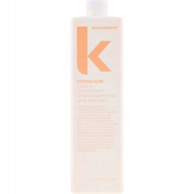 Kevin Murphy Leave-in conditioner for dry, damaged and colored hair Staying.Alive (Leave-in Conditioner) 1000 ml 1000ml Moterims