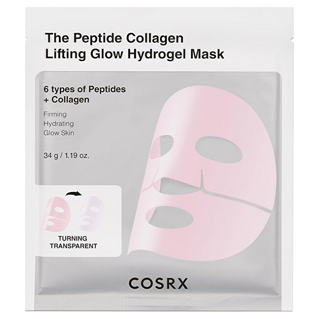 COSRX The Peptide Collagen Lifting Glow Hydrogel Mask Veido priežiūra nuo senėjimo Moterims