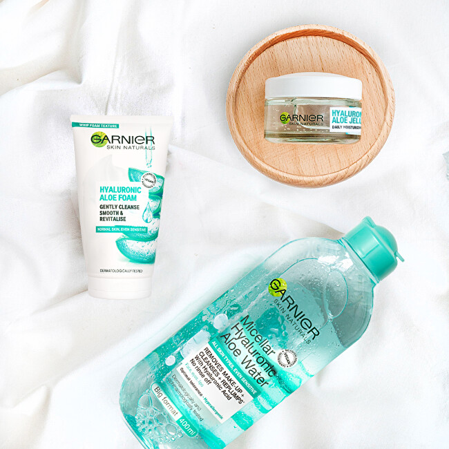 Garnier Cleansing skin foam Skin Natura l s (Hyaluronic Aloe Foam) 150 ml 150ml makiažo valiklis