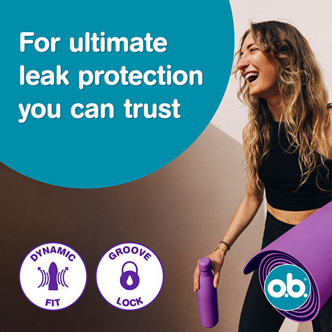 o.b. Extra Protect Normal Tampons 56 ks Intymios higienos priemonė