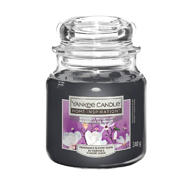 Yankee Candle Home Inspiration Midnight Magnolia Scented Candle 340 g kvepianti žvakė
