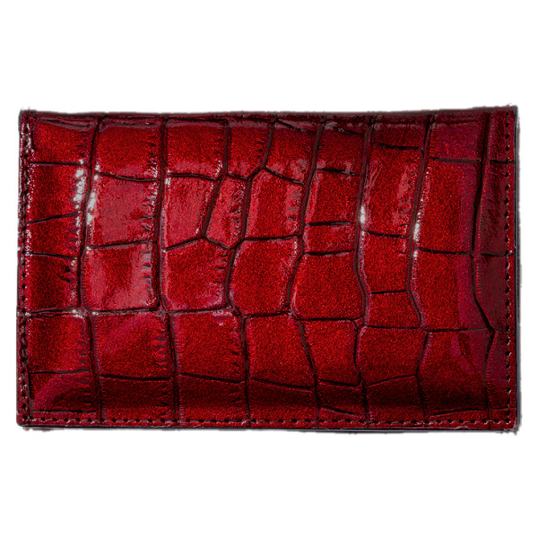 DuKaS Family red manicure Solingen shiny faux leather PL25204 Manikiūro priemonė