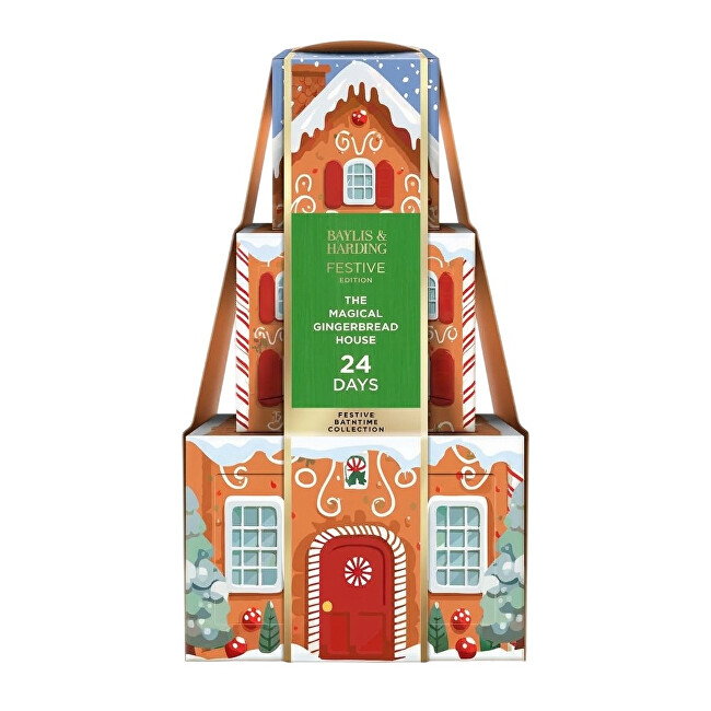 Baylis & Harding Festive Friends Calendar - Adventn&iacute; kalend&aacute;ř 24 ks Vonios ir du&scaron;o priemonė Moterims