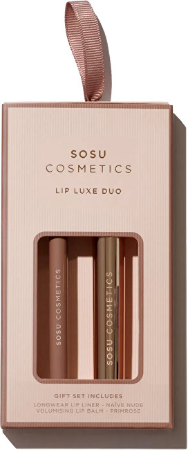 SOSU Cosmetics Gift set of decorative cosmetics Lip Luxe Duo Pink Moterims SOSU Cosmetics Gift set of decorative cosmetics Lip Luxe Duo Pink Moterims