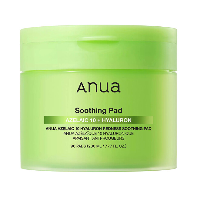 Anua Azelaic 10 + Hyaluron Redness Soothing Pad 90 Pads Dekoratyvinė kosmetika Moterims
