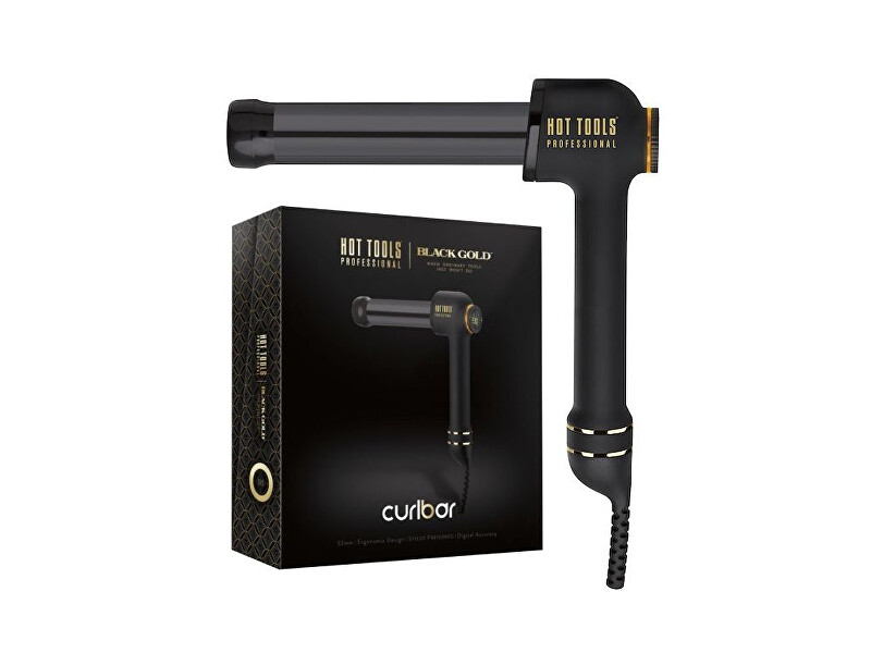Hot Tools CurlBar Black Gold 25mm plaukų garbanų formavimo įrankis