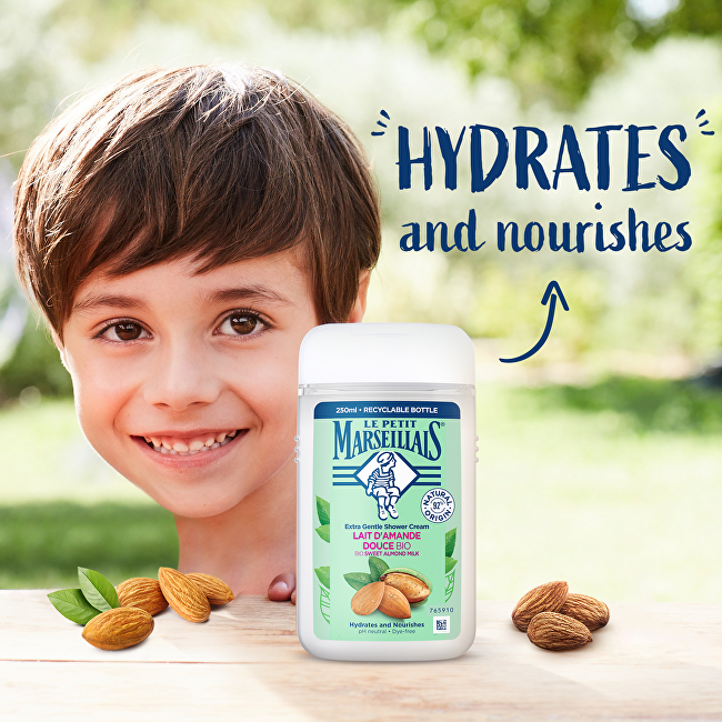 Le Petit Marseillais Cream shower gel BIO Sweet Almond Milk Shower Cream 250ml Moterims