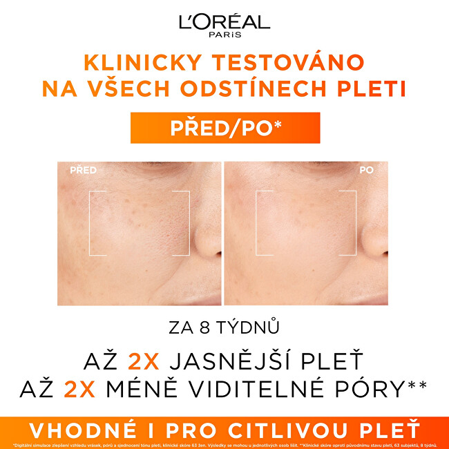 L&acute;Or&eacute;al Paris Skin serum with pure vitamin C Revita lift Clinical (Serum) 30 ml 30ml vietinės priežiūros priemonė
