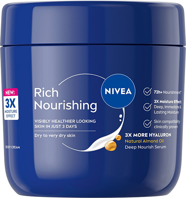 Nivea Rich Nourishing Body Cream 400 ml 400ml Moterims