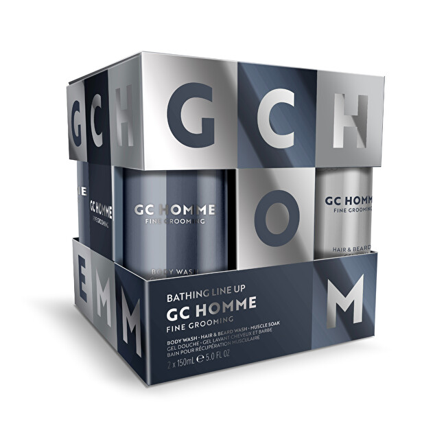 Grace Cole Homme Bathing Line Up Set ( Čern&yacute; pepř & Mandarinka - D&aacute;rkov&aacute; sada p&eacute;če o tělo ( 4 ks ) Vonios ir du&scaron;o priemonė Vyrams