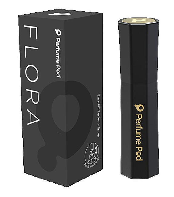 Travalo Pod Flora - plniteln&yacute; flakon 5 ml (čern&yacute;) 5ml Unisex