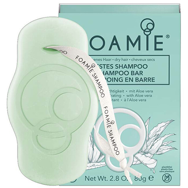 Foamie Aloe You Vera Much solid shampoo for dry hair 80 g šampūnas