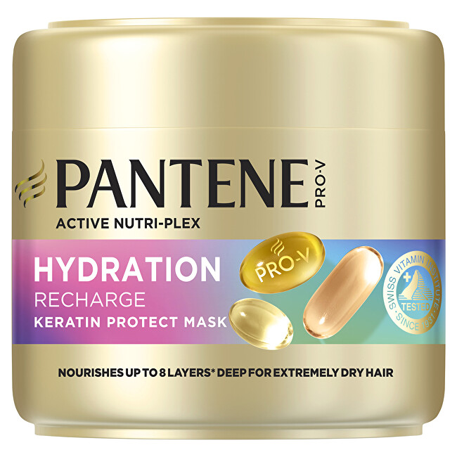 Pantene Hydration Recharge (Keratin Protect Mask) 300 ml 300ml Moterims