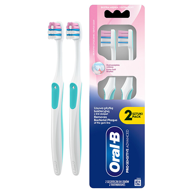 Oral B Pro-Sensitive Soft Toothbrush 2 pcs Unisex
