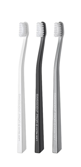 Swissdent Gentle Extra Soft Toothbrushes 3 pcs dantų &scaron;epetėlis