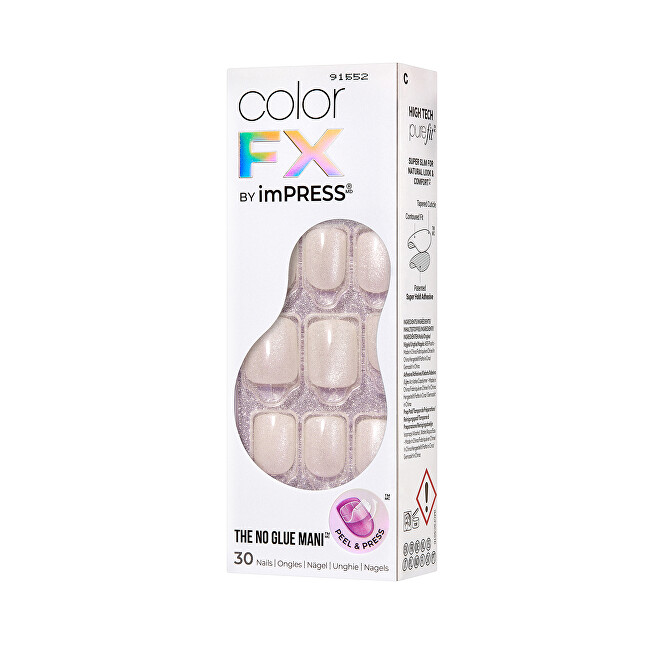 Kiss Glue-on nails ImPRESS Color FX - Rebel 30 pcs priemonė nagams