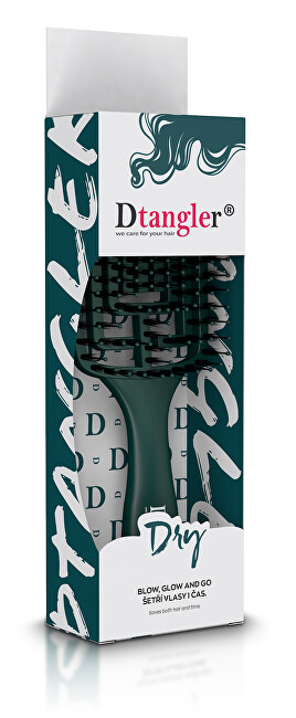 Dtangler Emerald Green Hair Brush plaukų &scaron;epetys