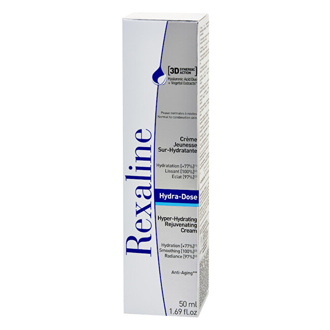Rexaline Extra moisturizing rejuvenating skin cream 3D Hydra-Dose 50 ml 50ml vietinės priežiūros priemonė