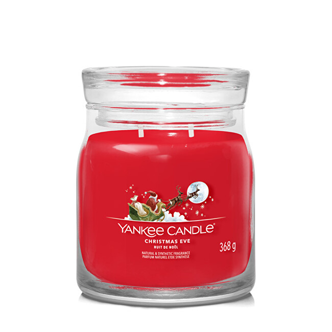 Yankee Candle Signature scented candle glass medium Christmas Eve 368 g kvepianti žvakė
