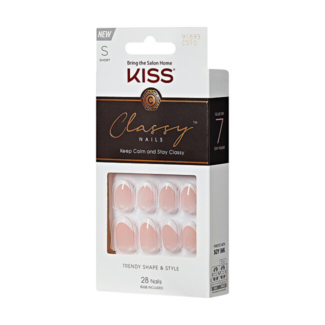 Kiss Classy Nails Gel Nails (Exclusive Only) 28 pcs priemonė nagams