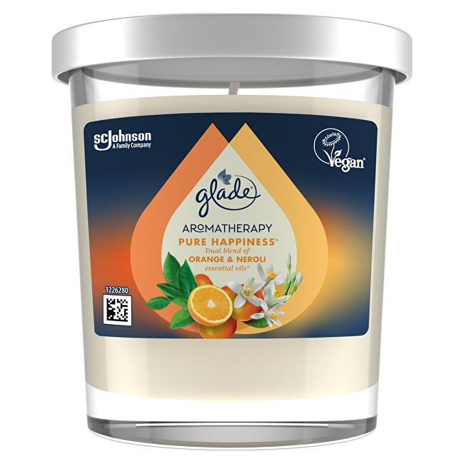 Glade Pure Happiness Aromatherapy Candle 170 g kvepianti žvakė