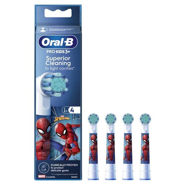 Oral B Spare head EB 10-4 Kids Spiderman 4 pcs