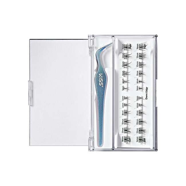 Kiss ImPRESS (Press on LongLasting) False Eyelashes 02 dirbtinės blakstienos