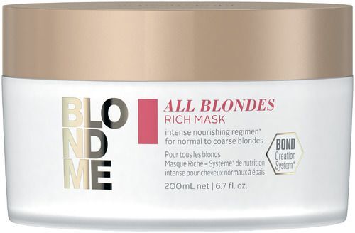 Schwarzkopf Professional Nourishing mask for normal and strong blonde hair All Blonde s (Rich Mask) 200ml Moterims