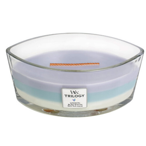 WoodWick Scented candle ship Trilogy Calming Retreat 453 g Unisex