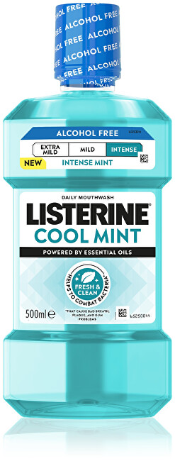 Listerine Cool Mint Intense Mouthwash 500 ml 1000ml dantų skalavimo skystis