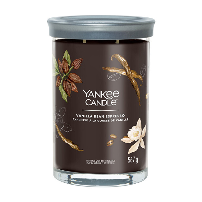 Yankee Candle Aromatic candle Signature tumbler large Vanilla Bean Espresso 567 g Unisex