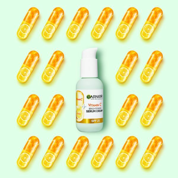 Garnier Cream serum with vitamin C for skin brightening Skin Natura l s (Brightening Serum Cream) 50 ml 50ml Moterims