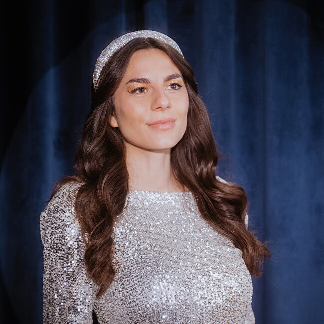 Invisibobble Hairhalo Eclipse Stardust Crown Headband 1 pc plaukų aksesuaras