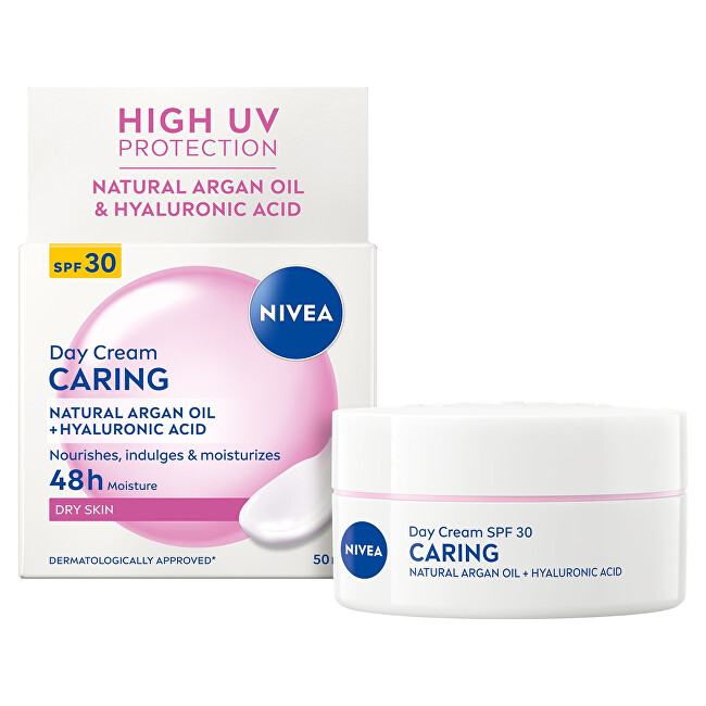 Nivea Day Cream Caring 50 ml 50ml Moterims
