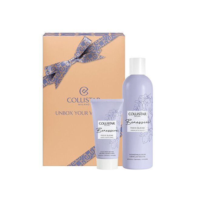 Collistar Unbox Your Wellness Fico e Glicine Gift Set Moterims